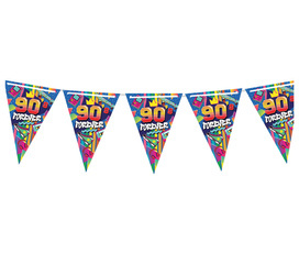 GIRLANDA PAPIEROWA LATA 90 300 CM