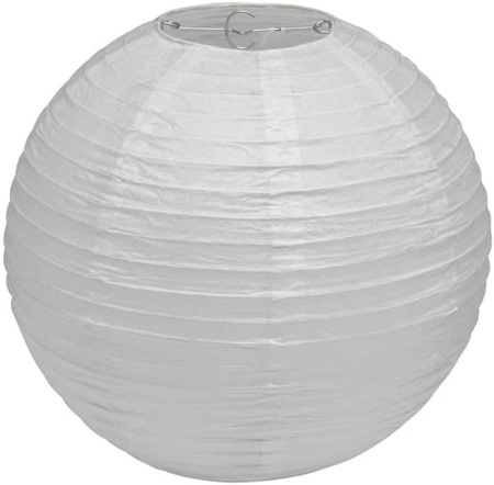 LAMPION PAPIEROWY BIAŁY 35 CM