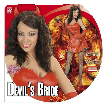 Strój Diablica, Diablicy, Halloween, Bal Kostium