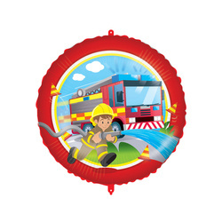 BALON FOLIOWY STRAŻAK 46 CM