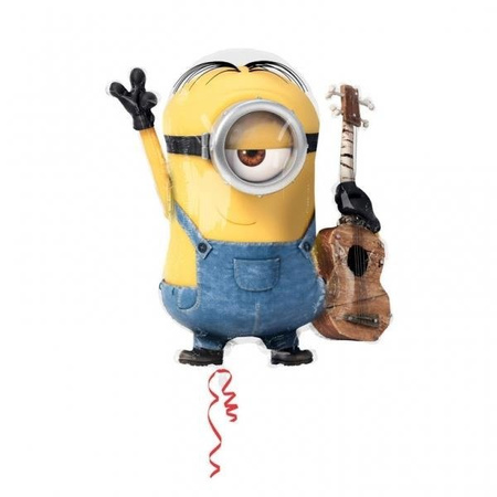 BALON FOLIOWY 66cm x 71cm,MINION MINIONEK Z GITARĄ