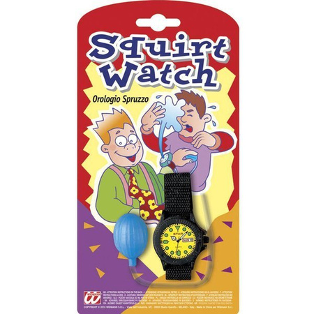 ZEGAREK TRYSKAJĄCY WODĄ ŻART