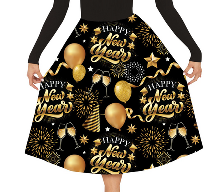 SPÓDNICA HAPPY NEW YEAR DAMSKA