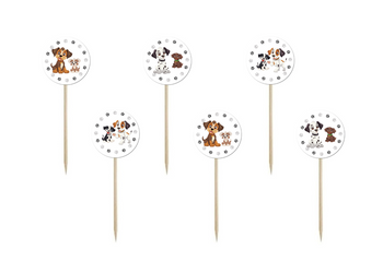 PIKERY NA BABECZKI PIESKI 6 SZT