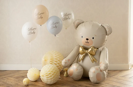 BALONY LATEKSOWE 30 CM WELCOME BABY 6 SZT NIEBIESKIE
