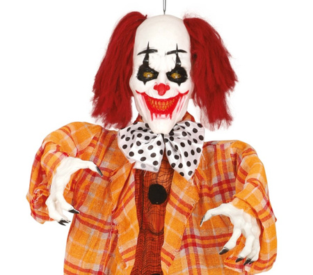 DEKORACJA INTERAKTYWNA KLAUN HALLOWEEN 170 CM