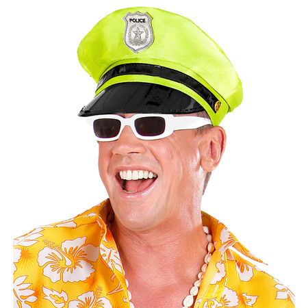 CZAPKA POLICJANTA ŻÓŁTA