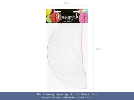 KULA BIBUŁOWA 40CM LILIOWA