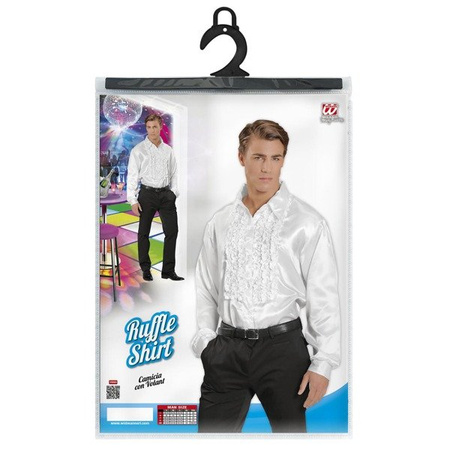 KOSZULA SATYNOWA BIAŁA