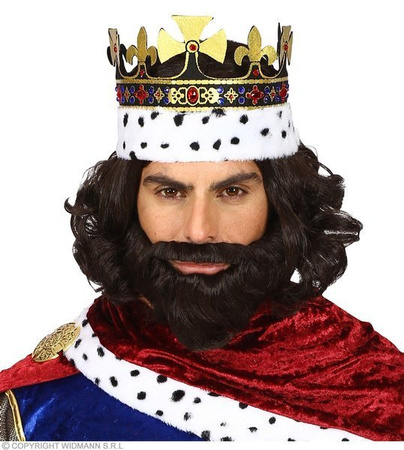 PERUKA ŚREDNIOWIECZNY KRÓL