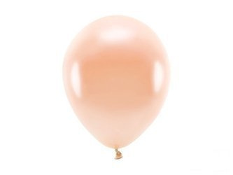 BALONY ECO 26 CM METALIZOWANE BRZOSKWINIOWE