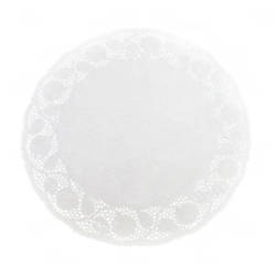 SERWETKI DEKORACYJNE AŻUROWE 33 CM 12 SZT.