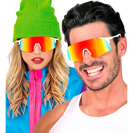 OKULARY REFLEKSYJNE TĘCZOWE