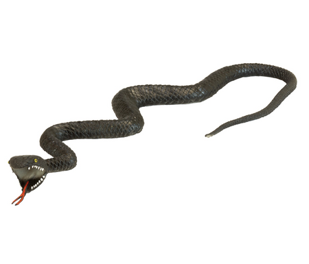 WĄŻ GUMOWY CZARNY 75 CM