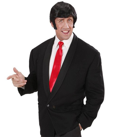 KRAWAT SATYNOWY CZERWONY