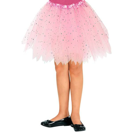 SPÓDNICZKA TUTU JASNY RÓŻ 30 CM