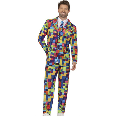 STRÓJ GARNITUR MĘSKI KLOCKI 