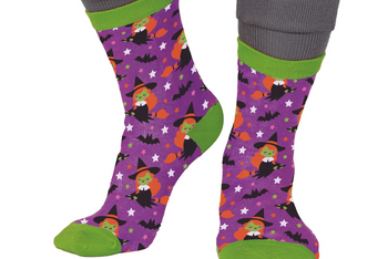 SKARPETKI CZAROWNICA HALLOWEEN