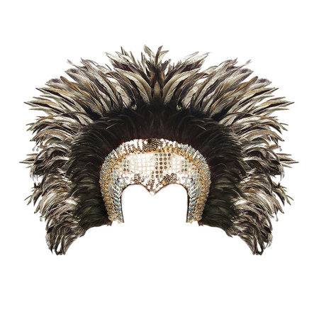 PIÓROPUSZ RIO SREBRNO-CZARNY