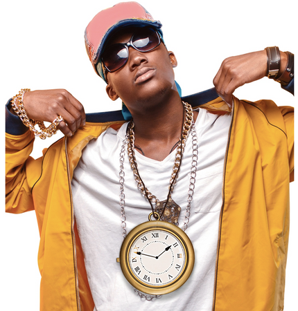 ŁAŃCUCH ZABAWKOWY ZEGAR 20 CM