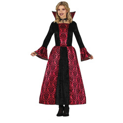 STRÓJ CZERWONA WAMPIRZYCA GOTYCKA