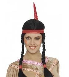 PERUKA INDIANKI Z OPASKĄ