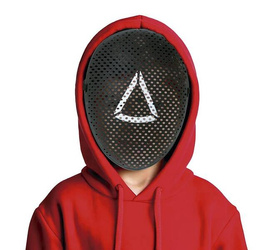 MASKA DZIECIĘCA NIEBEZPIECZNA GRA TRÓJKĄT