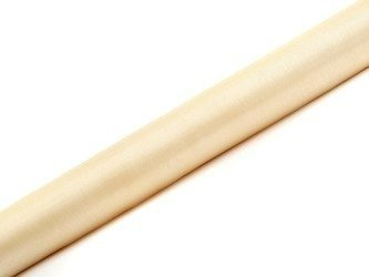 ORGANZA GŁADKA KREMOWA 0,36 x 9 m