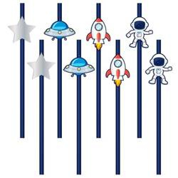 SŁOMKI PAPIEROWE KOSMOS 8 SZT.