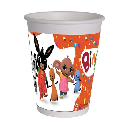 ZESTAW BING TALERZYKI+KUBECZKI+SERWETKI