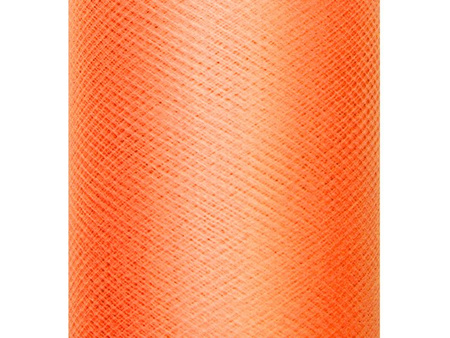 TIUL SZTYWNY POMARAŃCZ 30 cm x 50 m