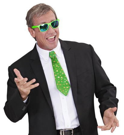 KRAWAT ZIELONY ŚW.PATRYKA