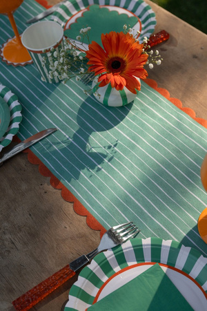 BIEŻNIK DOLCE VITA ZIELONY 28 X 250 CM 