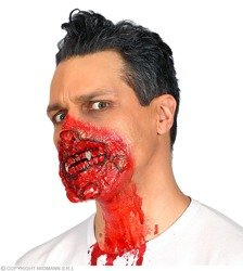 KŁY WAMPIRA NAKŁADKI NA ZĘBY W TRUMNIE