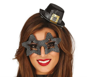 ZESTAW SYLWESTROWY KAPELUSIK OKULARY