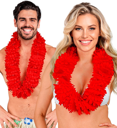 KWIATY HAWAJSKIE CZERWONE