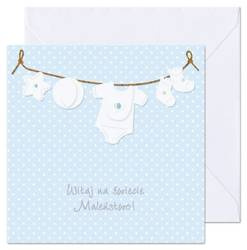 KARTKA Z OKAZJI NARODZIN SYNA WITAJ NA ŚWIECIE