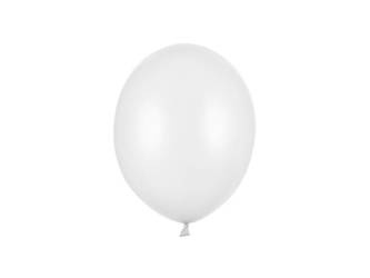 BALONY STRONG 23 CM METALIK BIAŁY 100 SZT RARTY