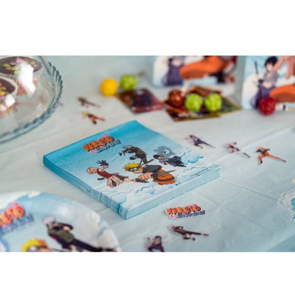 SERWETKI PAPIEROWE NARUTO SHIPPUDEN MANGA LICENCJA 33 CM 20 SZT.