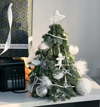 BOMBKA PRZEZROCZYSTA 8 CM DIY ŚWIĘTA