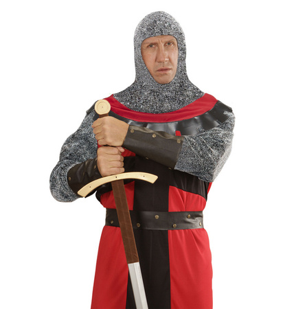 KAPTUR HEŁM ŚREDNIOWIECZNY RYCERZ