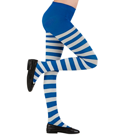 RAJSTOPY W PASKI BIAŁO-NIEBIESKIE DLA DZIECI