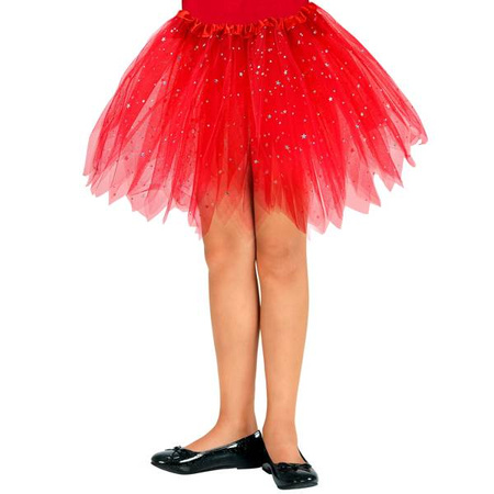TUTU SCINTILLANTE ROSSO 30 cm