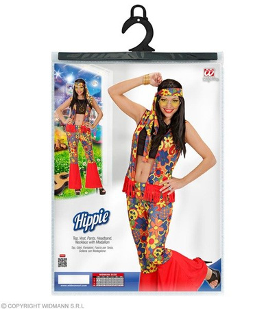 STRÓJ HIPPIS DAMSKI KWIATY