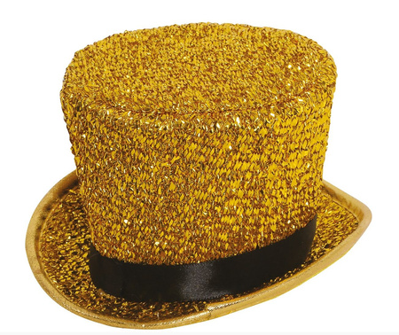 MINI KAPELUSIK ZŁOTY