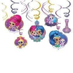 ŚWIDERKI WISZĄCE SHIMMER&SHINE 6szt.