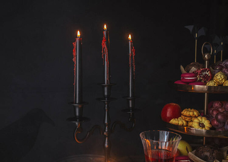 ŚWIECE KRWAWIĄCE 25 CM 3 SZT.