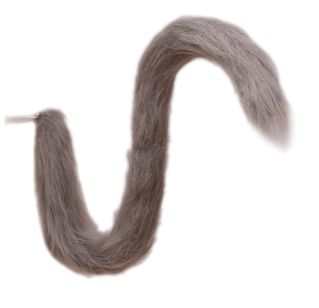 OGON WILKA KOTA SZARY 80 CM