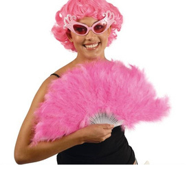 WACHLARZ RÓŻOWE PIÓRA