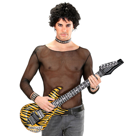GITARA 107CM DMUCHANA ZEBRA POMARAŃCZOWA